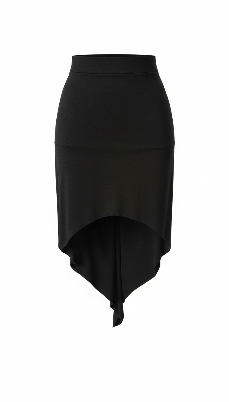 Vixen Ruched Slit Skirt