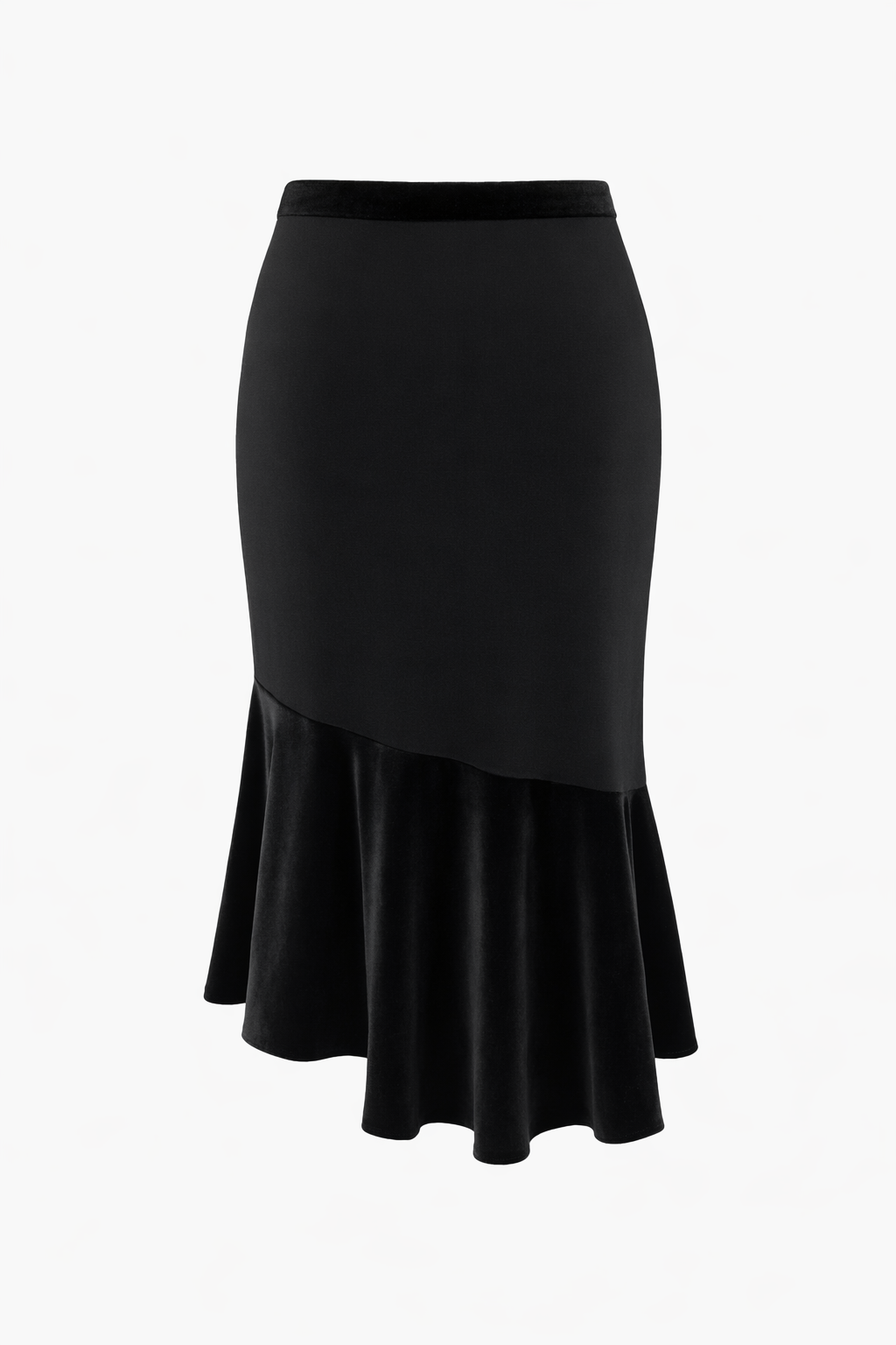 Passion Velvet Ruffle Skirt